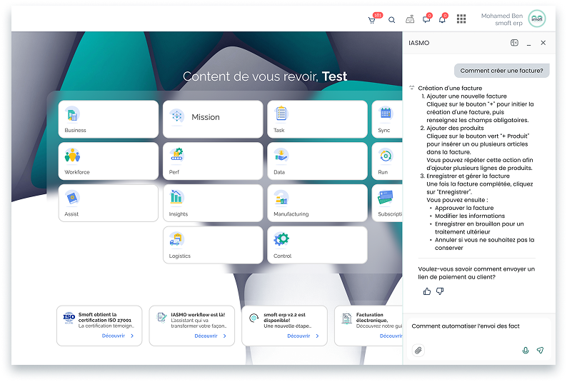IASMO dashboard illustration