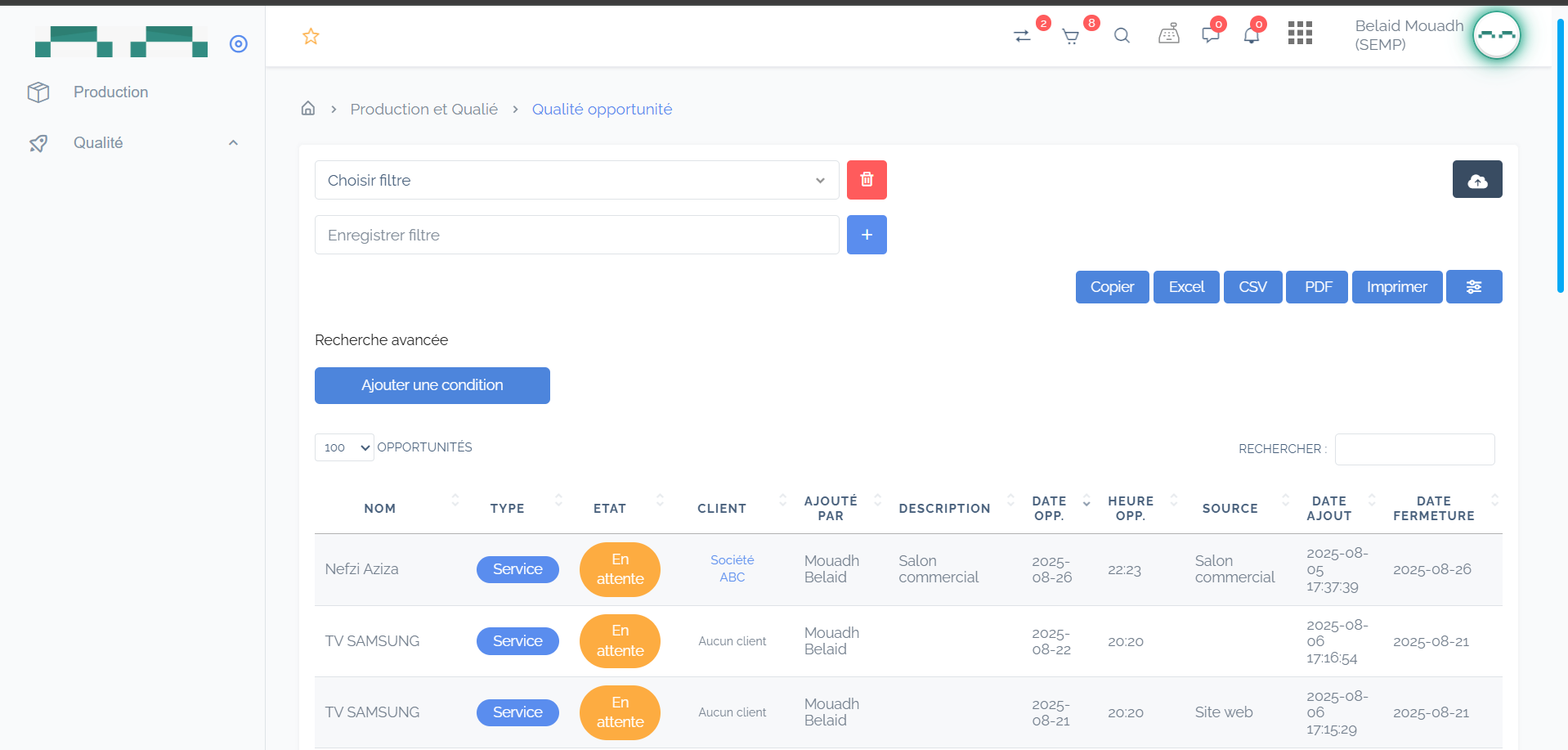Logiciel ERP de contrôle qualité et traitement des non-conformités | SMOFT ERP
