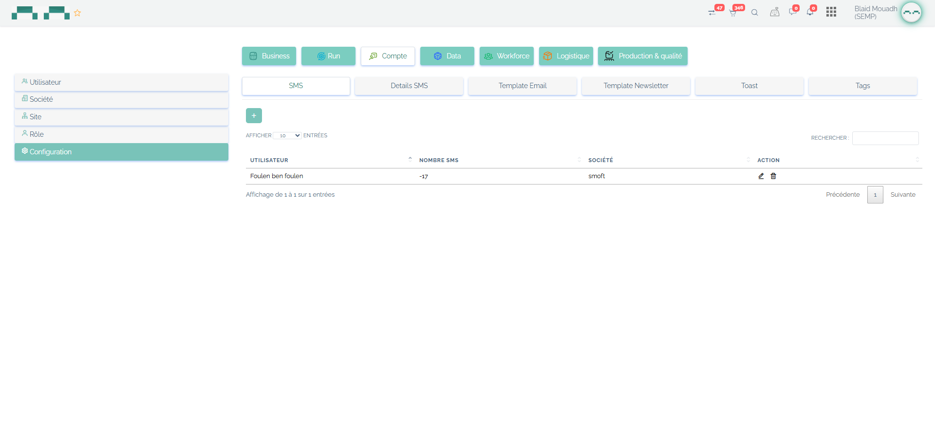 Intégration API et connexion aux outils externes | SMOFT ERP